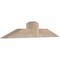 Ekena Millwork Portland Smooth Timber Gable Bracket, Douglas Fir, 48"W x 10"H x 5 1/2"D x 5 1/2"F, 5/12 Pitch GBW048X10X0606POR00SDF - alternate 4